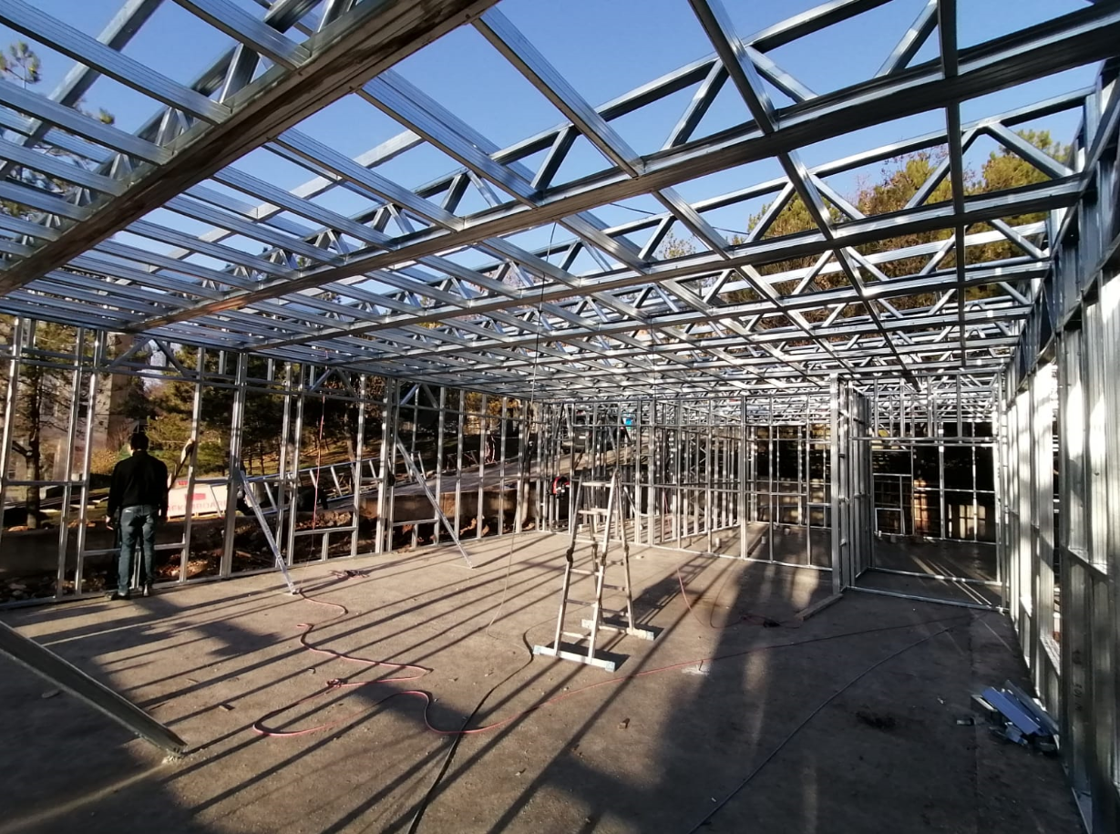 Orta Doğu Teknik Üniversitesi Hafif Çelik Kreş Projesi-190 m² 