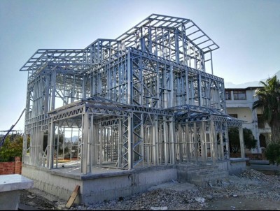 Papatya- Antalya Hafif Çelik İkiz Villa (3/4 Katlı Depreme Dayanıklı Yapılar)-Antalya -300 m² 