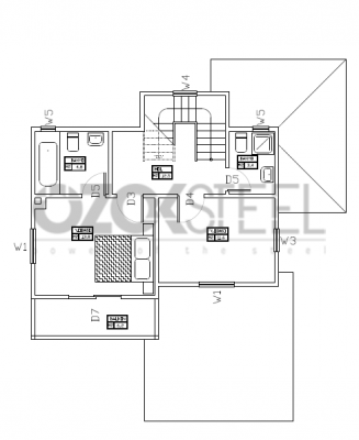 Ardıç Hafif Çelik House-143 m²