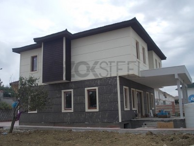 Asmalı Konak Hafif Çelik Villa-150 m² 