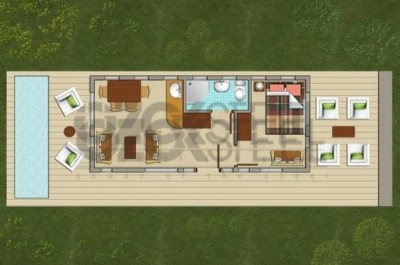 Buğu Çelik Villa-28 m²