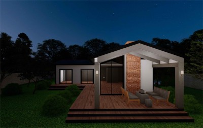 Meşe Hafif Çelik Villa-130 m²
