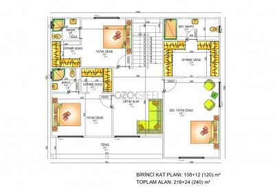 Pınar Hafif Çelik Villa -240 m²