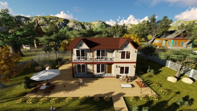 Pınar Hafif Çelik Villa -240 m²