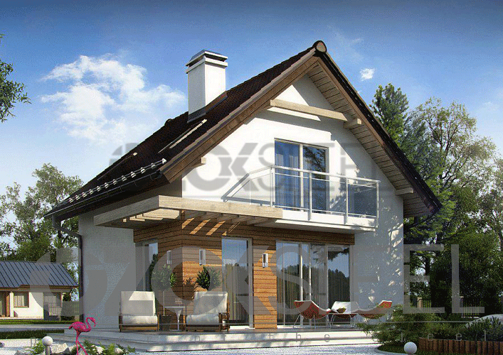 Wood Hafif Çelik Villa-85 m² 